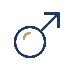 Ícone de vasectomia e infertilidade masculina