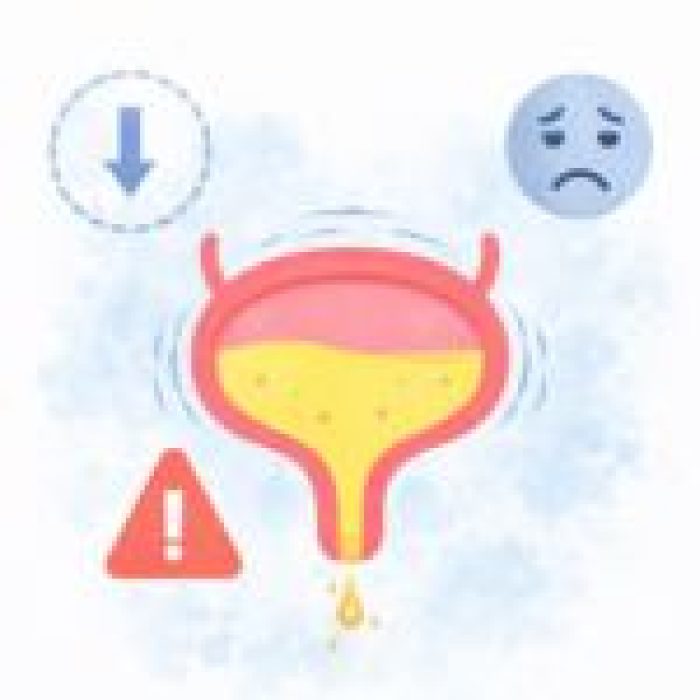 Mulher em consulta com urologista sobre incontinência urinária